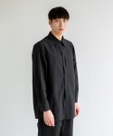 꼼소넛(COMSONNOT) Side pocket shirt (Black) [Man]