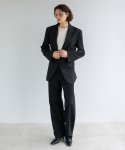 꼼소넛(COMSONNOT) Wide draft pants (Black) [Woman]