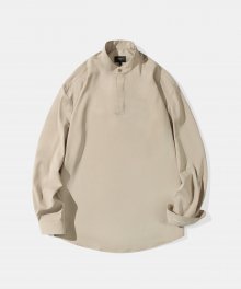 Overfit Cool Poly Pullover shirt S58 Beige