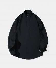 Overfit Cool Poly Pullover shirt S58 Black