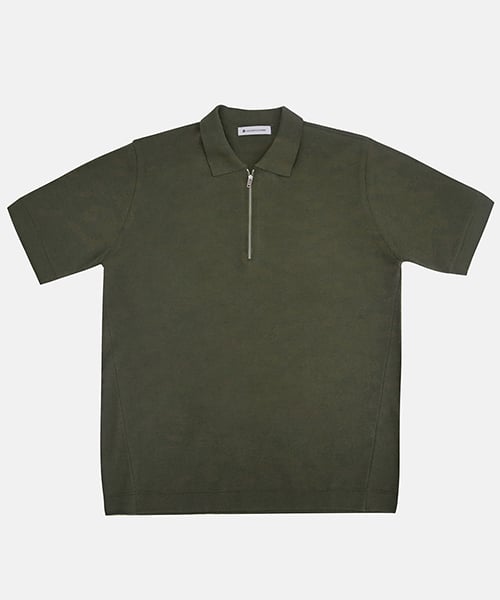 Вязаный свитер на молнии Khaki