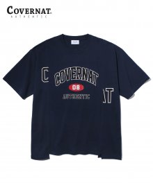 3PANELS ARCH LOGO TEE NAVY