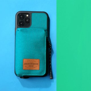 디자인스킨(DESIGNSKIN) 아이폰/갤럭시/갤럭시노트 지퍼 케이스_아쿠아 상품 이미지