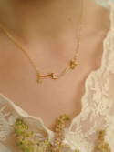 피오레(FIORE) flow fleur wing necklace