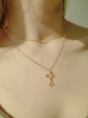 피오레(FIORE) mini fleur wing necklace (frame)