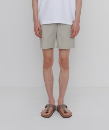 SUMMER ESSENTIAL SHORTS-BEIGE