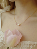 피오레(FIORE) pastel pearl necklace