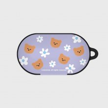Dot flower bear-purple(Buds hard case)