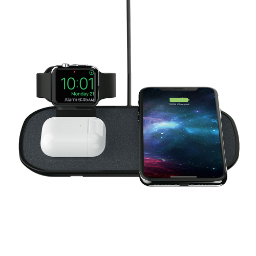모피(MOPHIE) 3-in-1 고속무선충전패드 (애플워치/에어팟/아이폰 동시충전) - 129,000 | 무신사 스토어 모피(Mophie) 3-In-1 고속무선충전패드 (애플워치/에어팟/아이폰 동시충전) - 129,000 | 무신사 스토어