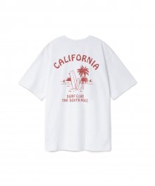 California Surf Club T-shirts White