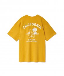 California Surf Club T-shirts Yellow