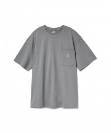 Paul Pocket T-shirts Stone Gray