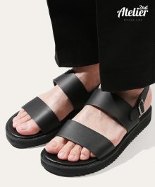 SECOND.A Two Way Leather Sandal 2NDS002B - summer edition
