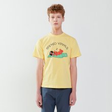 [SM20 SV X Sesame Street] Elmo Logo T-Shirts(Yellow)