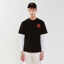 [SM20 SV X Sesame Street] Love Elmo Pocket T-Shirts(Black)