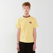 [SM20 SV X Sesame Street] Neck Point T-Shirts(Yellow)