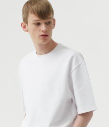 에센셜 레이어드 슬리브 반팔 티셔츠 (WHITE)