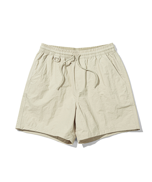 코드그라피(codegraphy) 크리스피 나일론 쇼츠_베이지