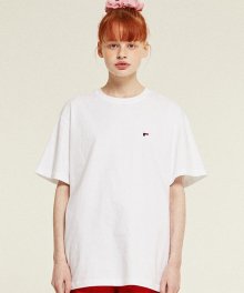 Mini Logo Half T-Shirts (white)