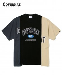 3PANELS ARCH LOGO TEE BEIGE