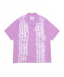 Tie Dyed Aloha Shirts Lilac