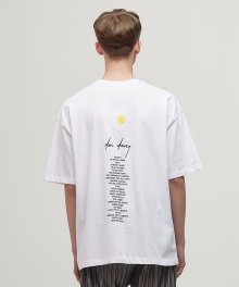 DWS DAISY EMBROIDER T-SHIRT(WHITE)