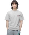 리복(REEBOK) 벡터 오버사이즈 티셔츠 - 라이트그레이 / GL1286