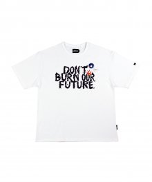 Slogan T-shirt [White]
