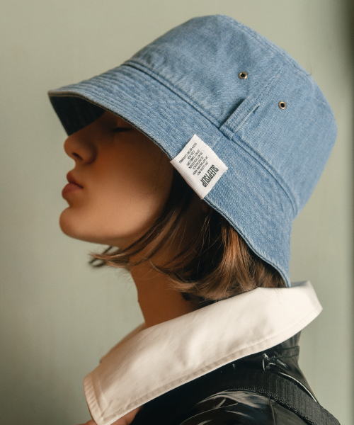 슬리피슬립(SLEEPYSLIP) [unisex]EL LIGHT DENIM BUCKET HAT