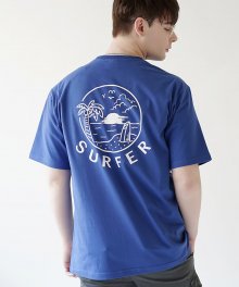 선셋 서퍼 티셔츠 블루