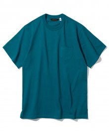 20ss heavyweight pocket tee blue green