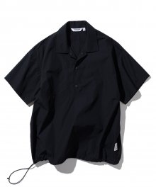 20ss pullover short shirts black