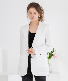 Basic blazer - white