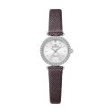 디유아모르(DIEUAMOUR) 여성 가죽밴드시계 DAW3201L-D.BR 다이아몬드 시계