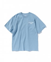 Tech Typo T-Shirt Sky Blue