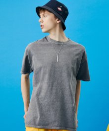 M-릴랙스 핏 피그먼트 티셔츠-CHARCOAL