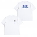 엄브로(UMBRO) 쿼드러플 로고 티셔츠 화이트 (U0224CRS53)