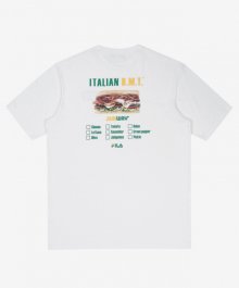 [FILA X SUBWAY] ITALIAN BMT 티셔츠 (FS2RSC2W02XOWH)