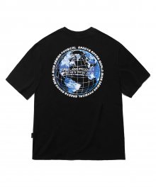 GLOBE LOGO  T-SHIRTS (BLACK) [GTS729I23]