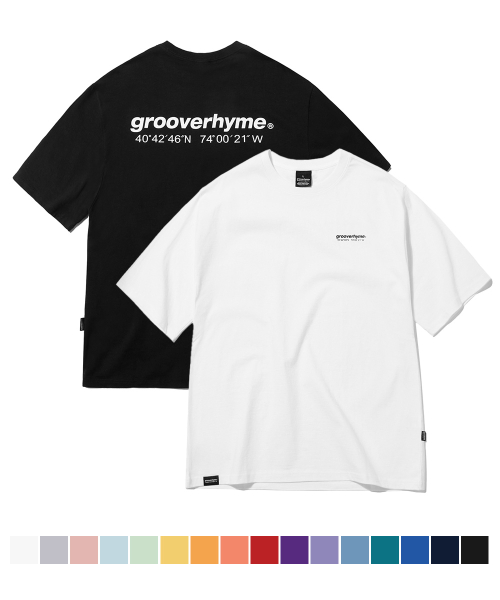 그루브라임(grooverhyme) [SET] NYC LOCATION T-SHIRT (2STYLE) [LRAMCTR702P/LRAMCTR502P]