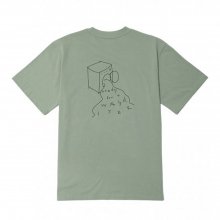 LAUNDRY SKETCH T-SHIRTS_KHAKI GREY/BLACK