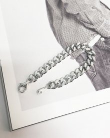 Bold silver chain bracelet (실버 925)