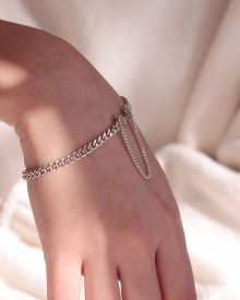Buckle chain bracelet (실버 925)