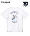 CXPEANUTS 70th SURFING SNOOPY TEE WHITE