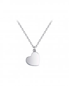 Simple heart necklace (실버925)