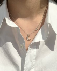 Halfmoon necklace(실버925)