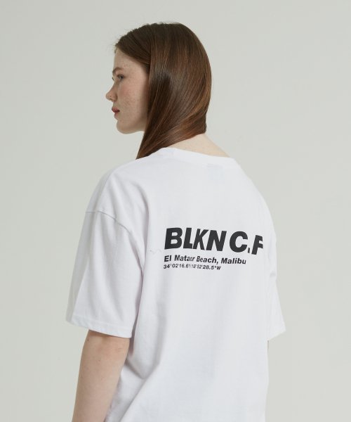 블라쿤(blakoon) BLKNCF 말리부 반팔티셔츠 (백색)
