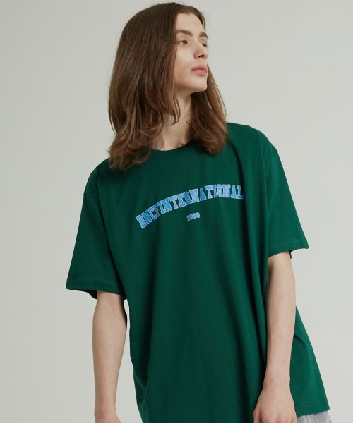 블라쿤(blakoon) BNCF 인터네셔널 반팔티셔츠 (딥그린)