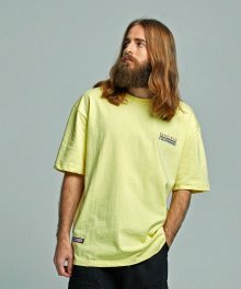 [PENFIELD X FRIZMWORKS] 오리지널 헤리티지 백 로고 반팔티셔츠 LEMON_FL2KT57M