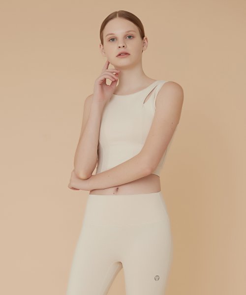 Танк top challenging Peach Cream